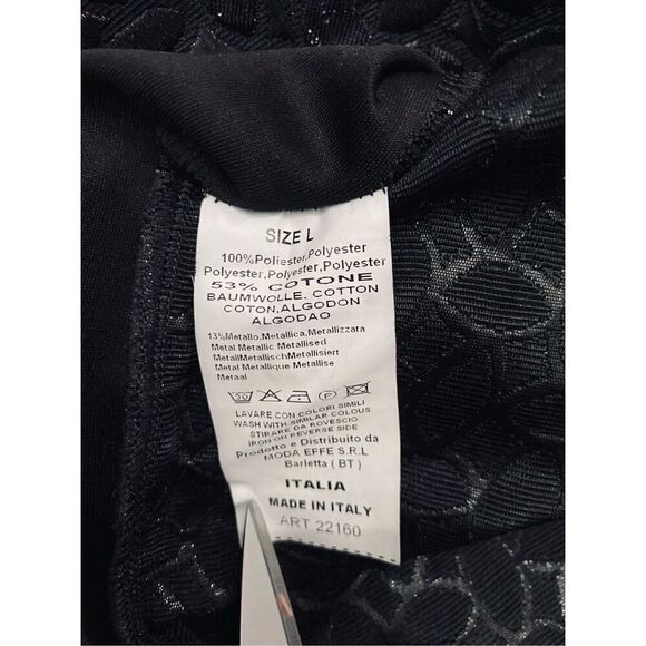 SHIKI Mini Dress Black Babydoll Women’s Sz L - Picture 6 of 6